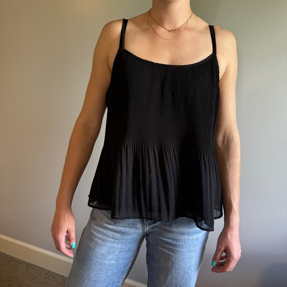 Abercrombie & Fitch Black Flowy Blouse - Picture 1 of 8
